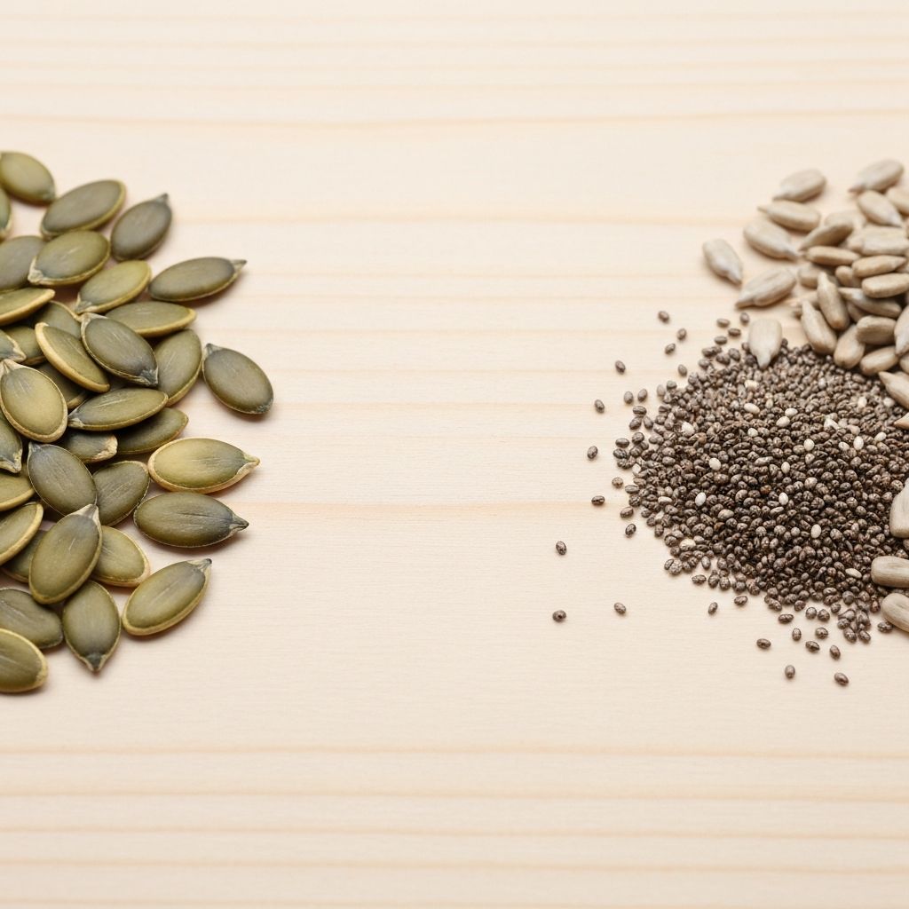 Natürliche Samen und Nüsse